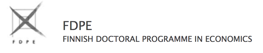 Finnish Doctoral Programme in Economics - FDPE